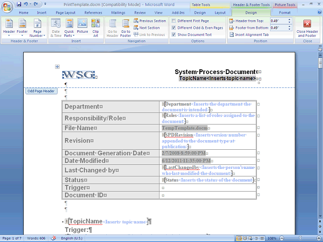Screen image of this step