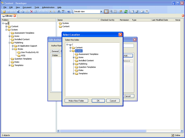 Screen image of this step