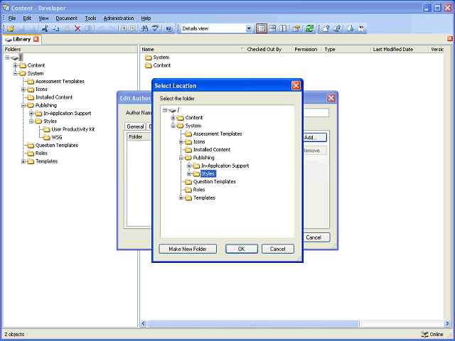 Screen image of this step