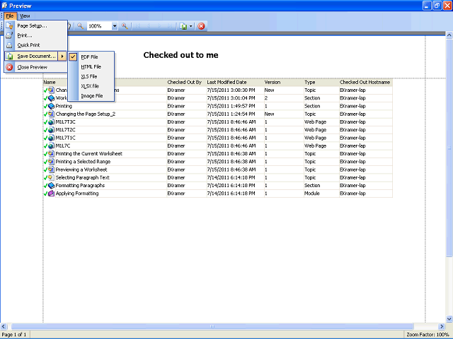 Screen image of this step