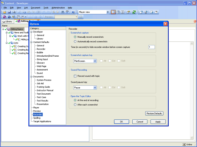 Screen image of this step