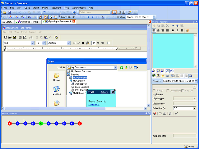 Screen image of this step