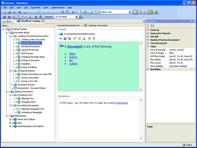 Screen image of this step