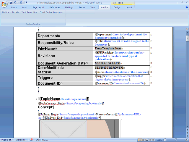 Screen image of this step