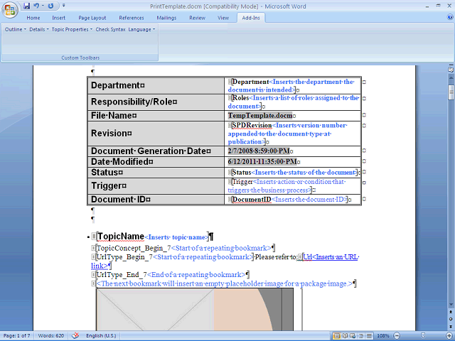 Screen image of this step