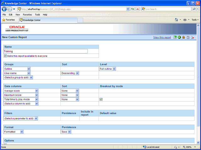 Screen image of this step