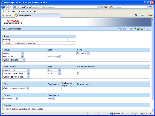 Screen image of this step
