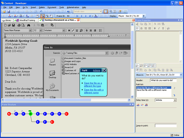 Screen image of this step