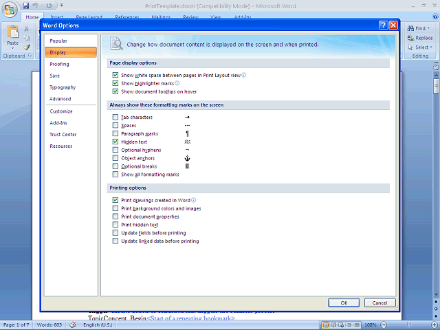 Screen image of this step