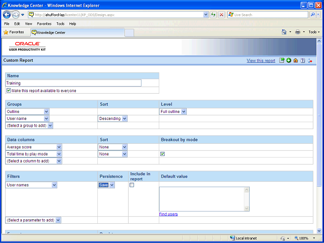 Screen image of this step