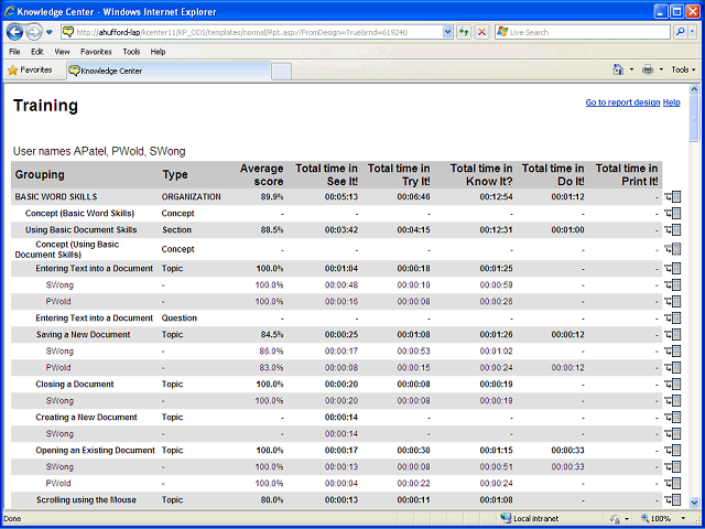 Screen image of this step