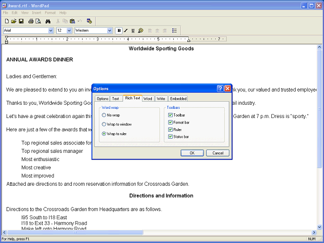 Screen image of this step
