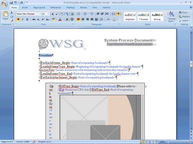Screen image of this step