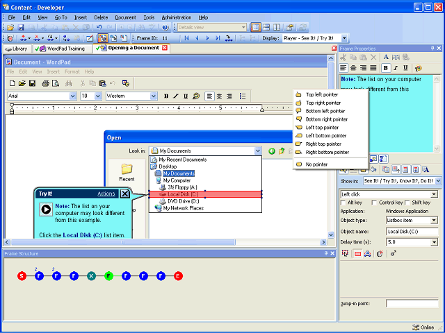 Screen image of this step