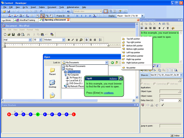 Screen image of this step