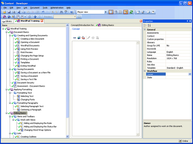 Screen image of this step