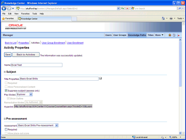 Screen image of this step