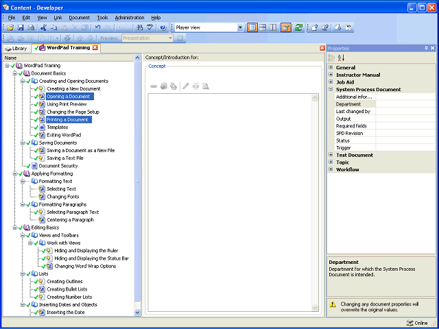 Screen image of this step