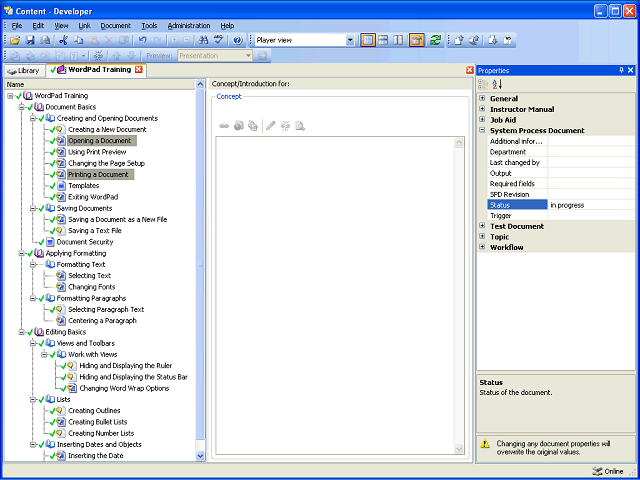 Screen image of this step