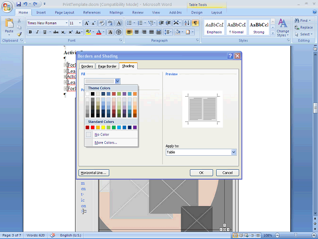 Screen image of this step
