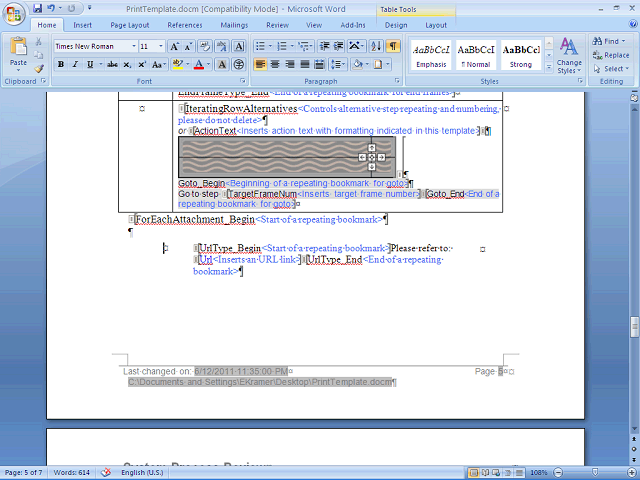 Screen image of this step