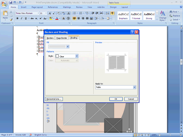Screen image of this step