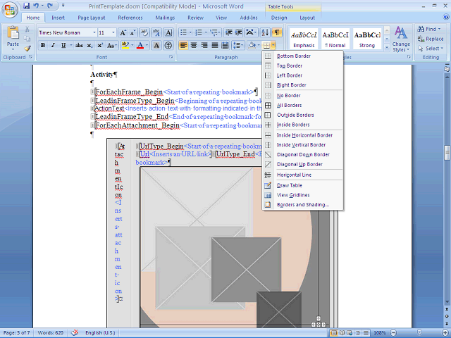 Screen image of this step