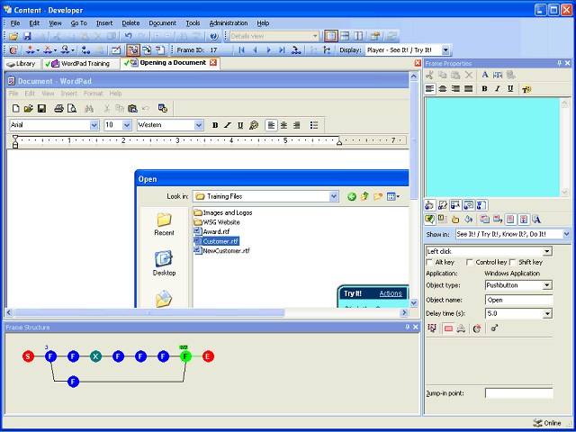 Screen image of this step