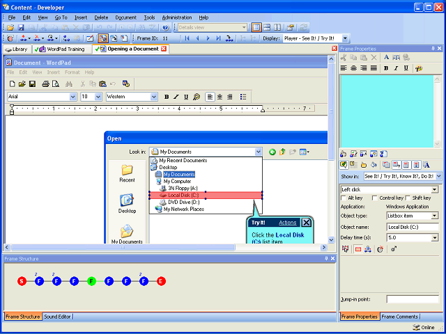 Screen image of this step