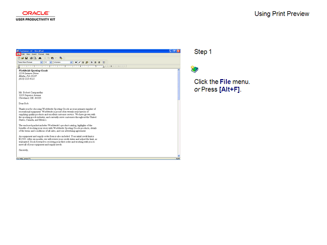 Screen image of this step