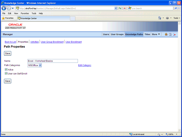 Screen image of this step