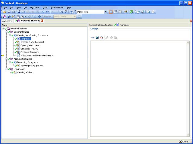 Screen image of this step