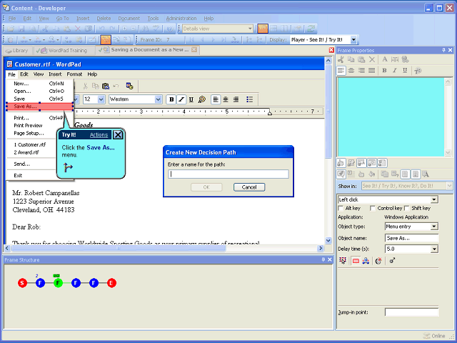 Screen image of this step