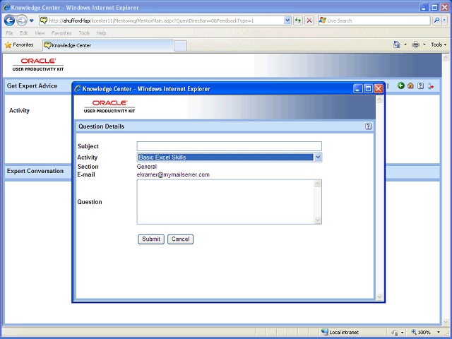 Screen image of this step