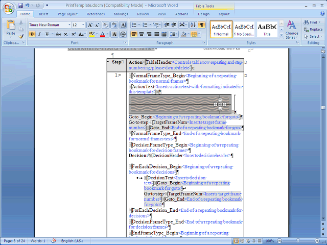 Screen image of this step