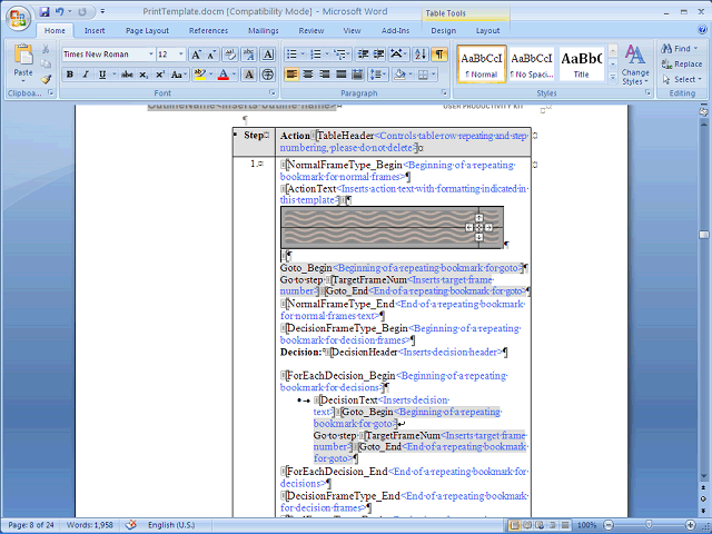 Screen image of this step