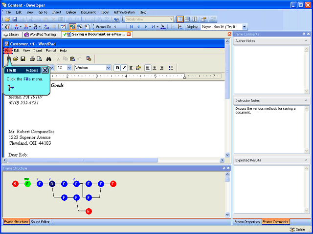 Screen image of this step Screen image of this step
