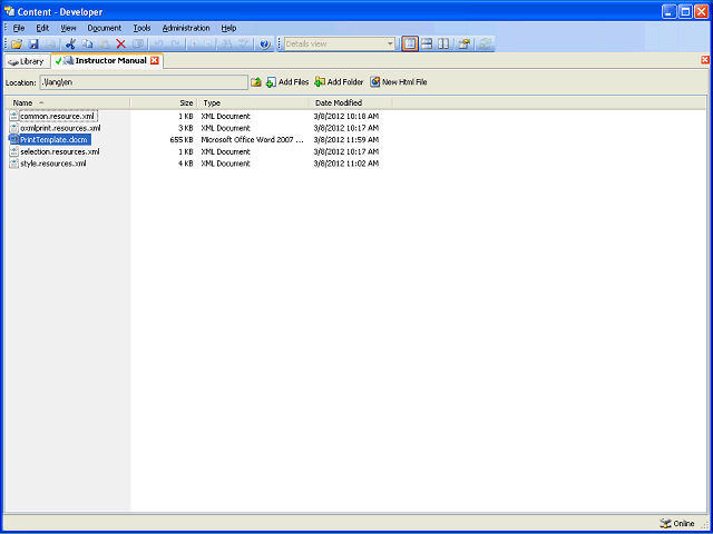 Screen image of this step