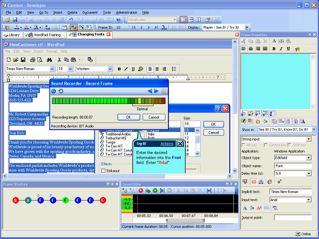 Screen image of this step