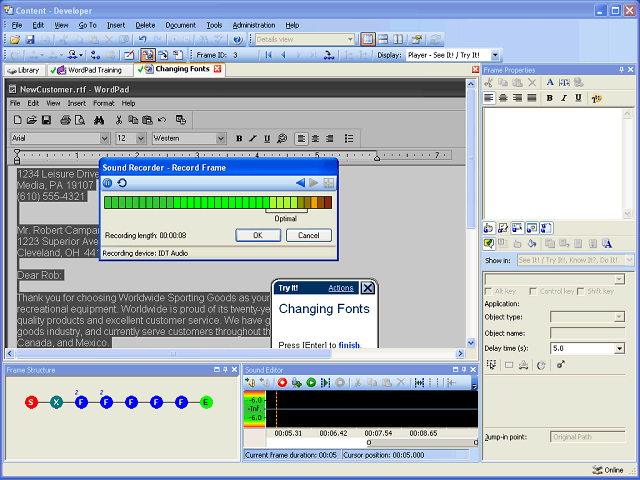 Screen image of this step