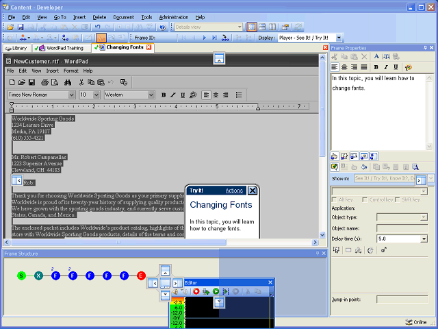 Screen image of this step