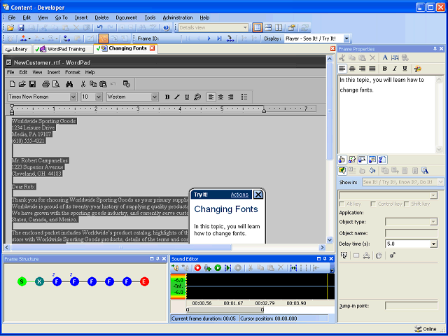Screen image of this step