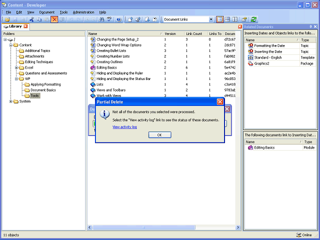 Screen image of this step