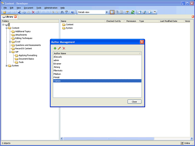 Screen image of this step