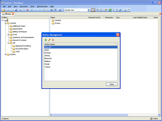 Screen image of this step
