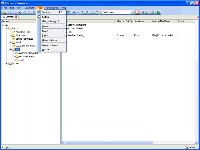 Screen image of this step