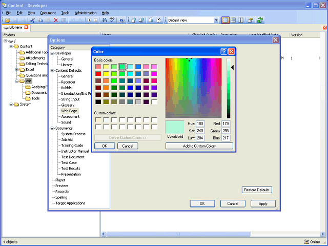 Screen image of this step