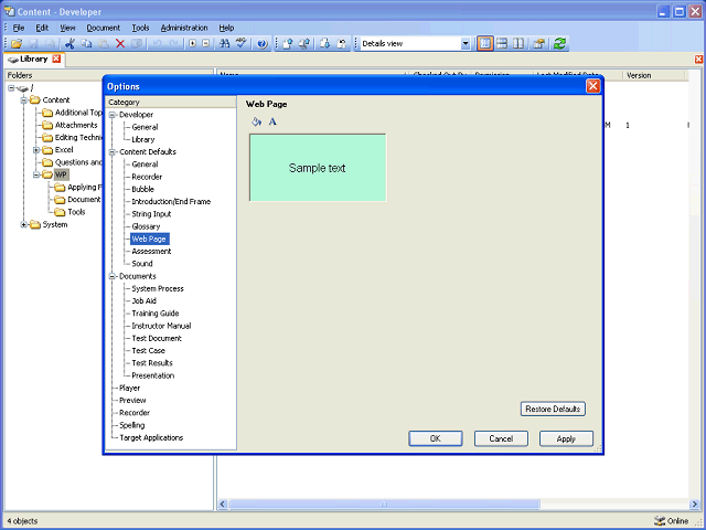 Screen image of this step