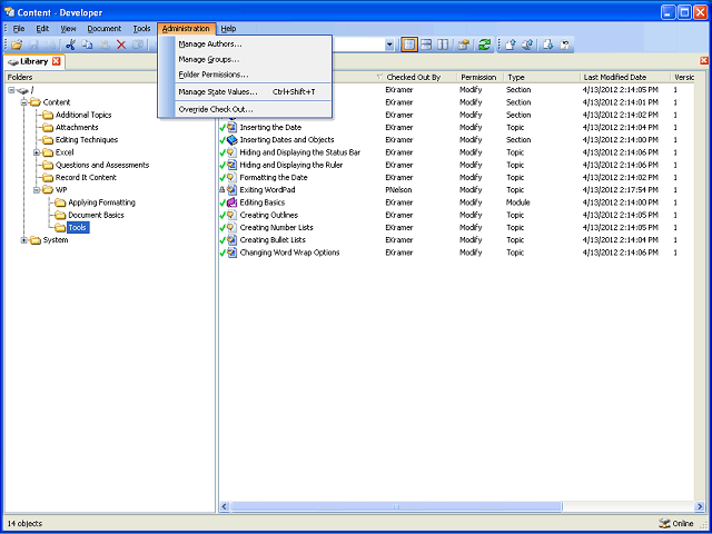 Screen image of this step