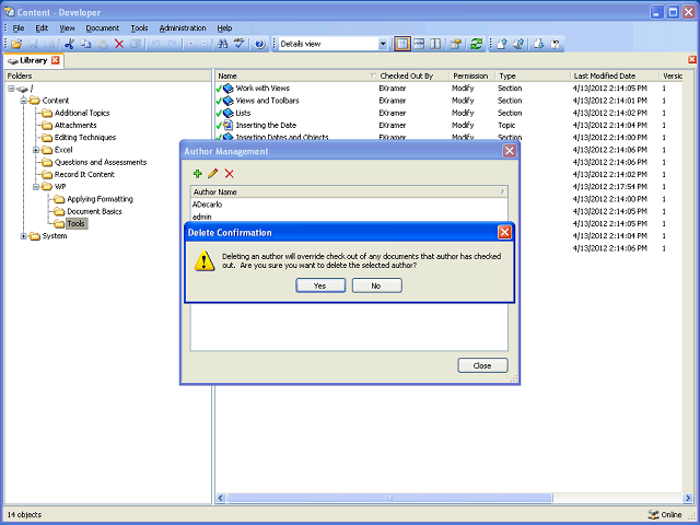 Screen image of this step